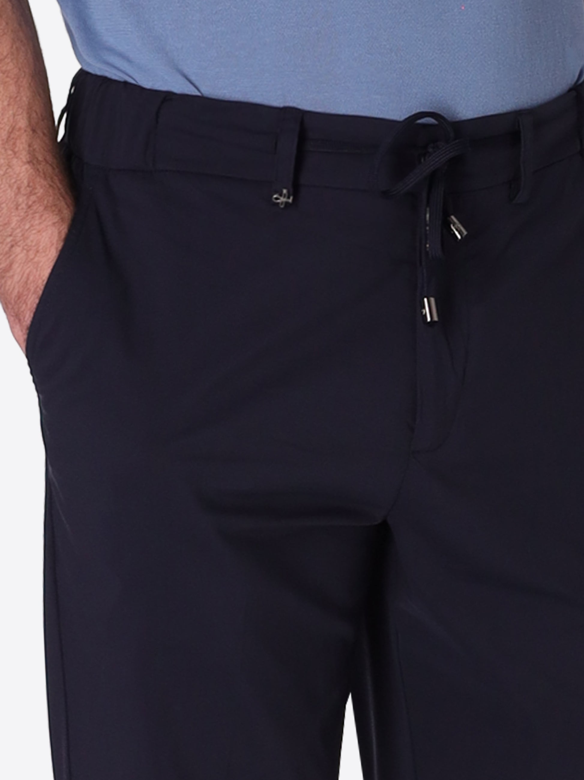 York Trousers Grano In Ultralight Cotton-Nylon Blend Fabric