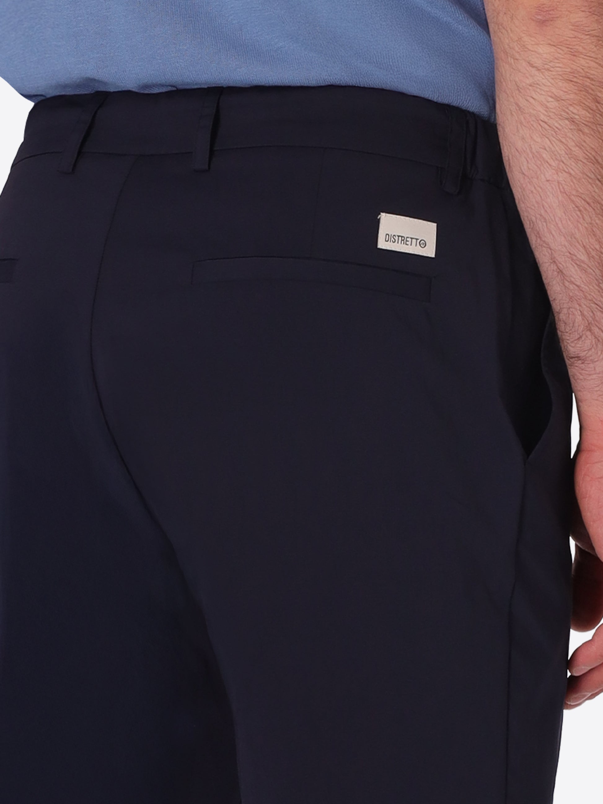 York Trousers Grano In Ultralight Cotton-Nylon Blend Fabric