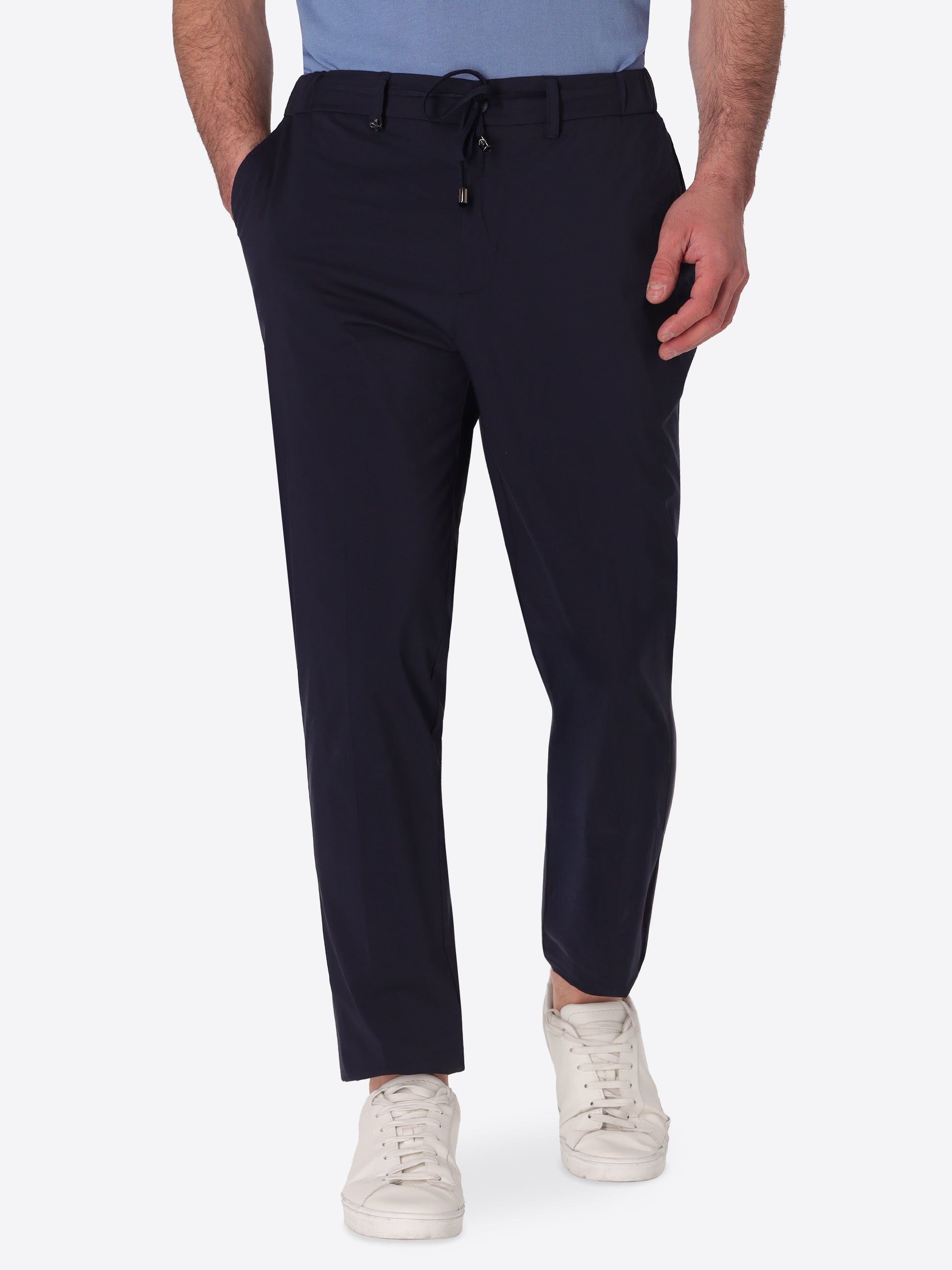 York Trousers Grano In Ultralight Cotton-Nylon Blend Fabric