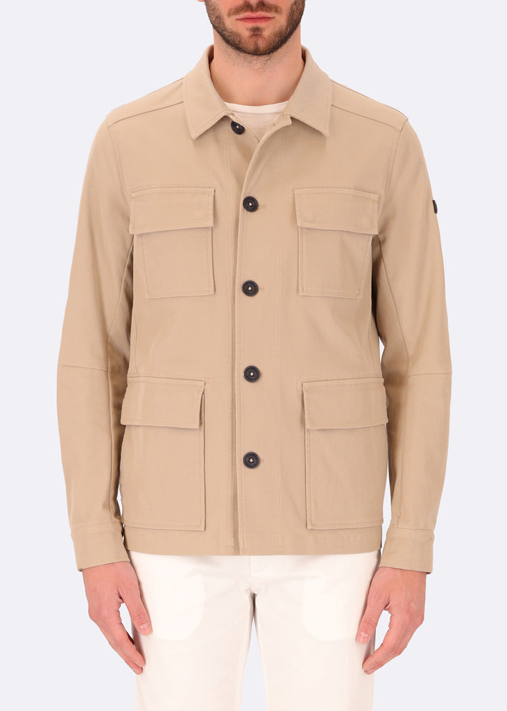 Distretto12 Beige Cotton Blazer